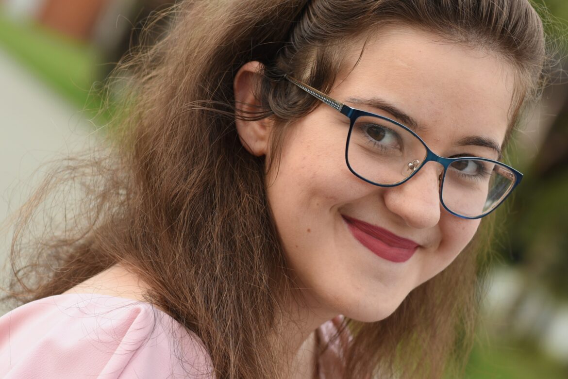 Weronika w cyklu Powiatowej Biblioteki - Oczami weroniki