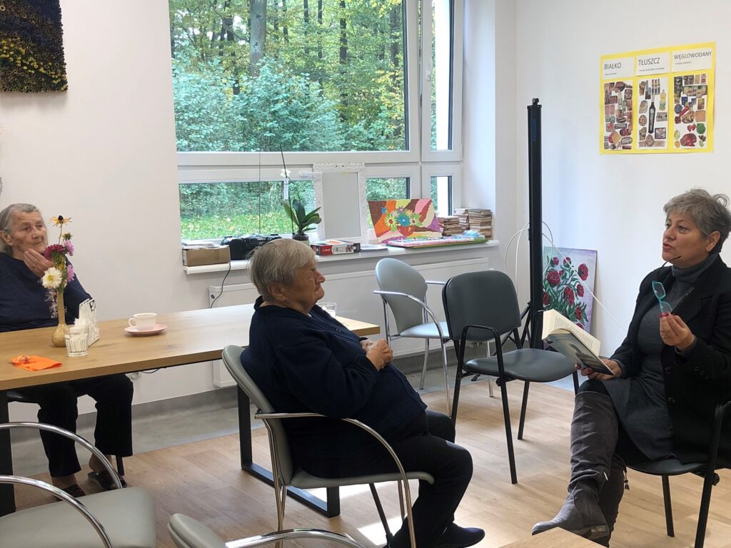 rozmowy nad książką czytaną w Hospicjum