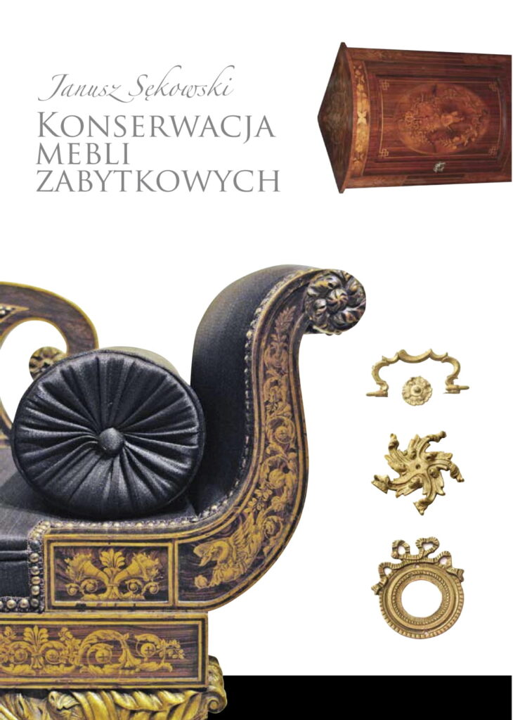 okładka książki: konserwacja zabytkowych mebli