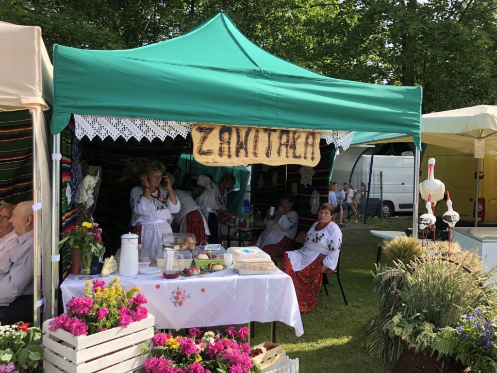 Prezentacja stoiska KGW Zawitała