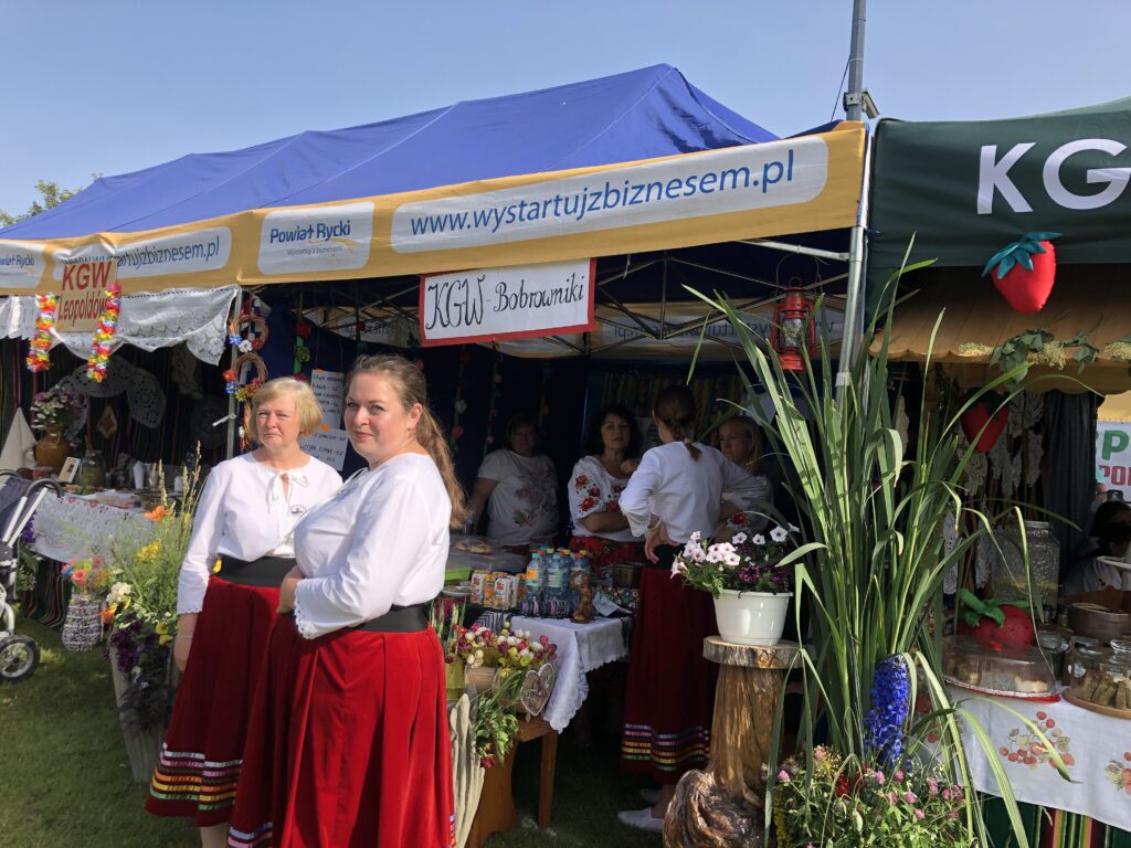 Prezentacja stoiska KGW Bobrowniki