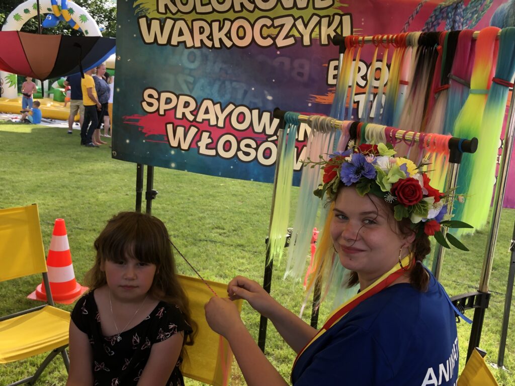 zaplatanie warkoczyków