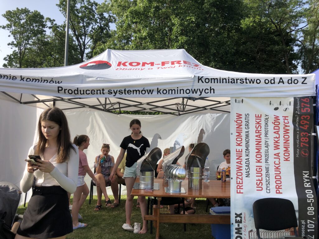 Prezentacja stoiska Kominiarskiego