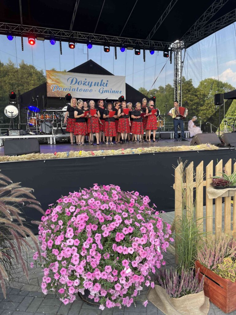 dożynki powiatowo- gminne,  scena
