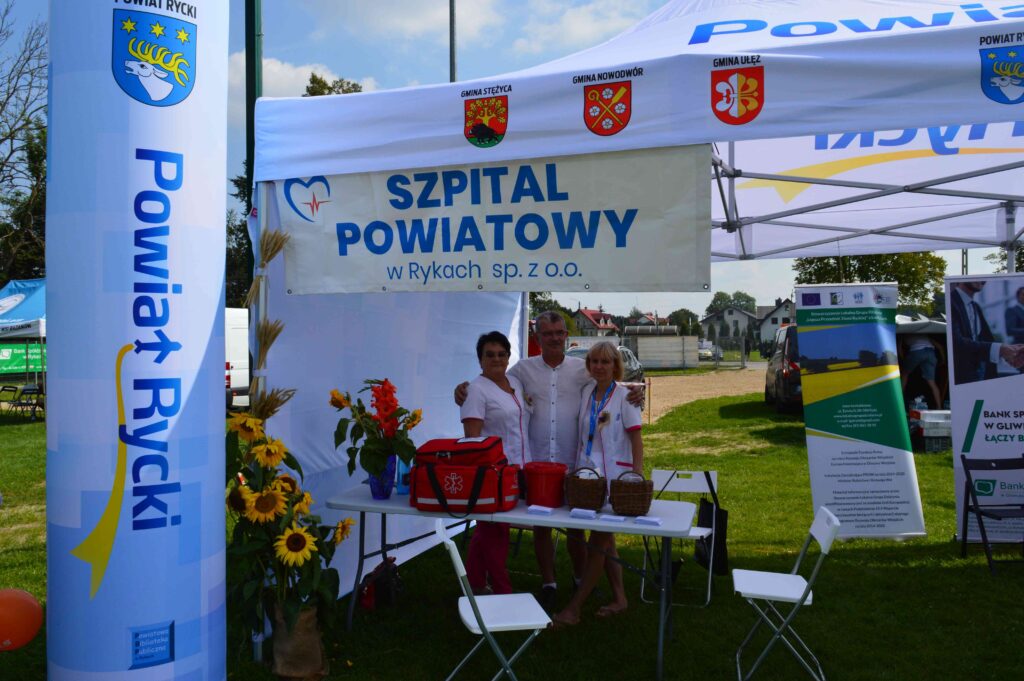 dożynki powiatowo- gminne,  stoiska