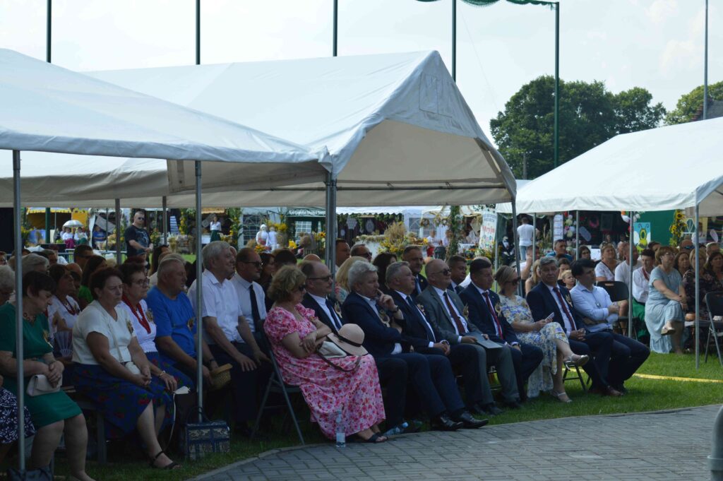 dożynki powiatowo- gminne, goście